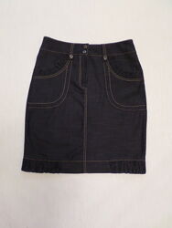 Темно сіра спідниця-олівець