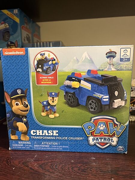 Щенячий патруль гонщик Чейз на поліцейській машині-трансформері