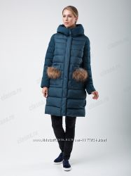 Акция Зимний пуховик, зимняя куртка clasna 18d717 s, m, l, xl, xxl
