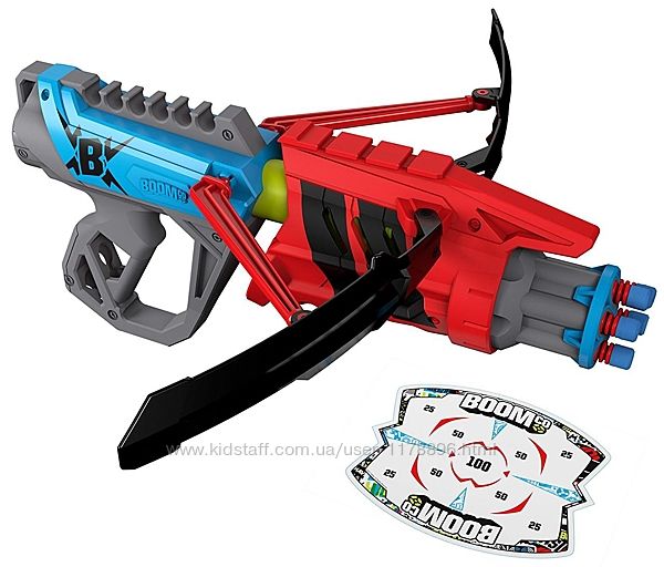 BOOMco Бластер-арбалет со стрелами и мишенью Slambow Blaster