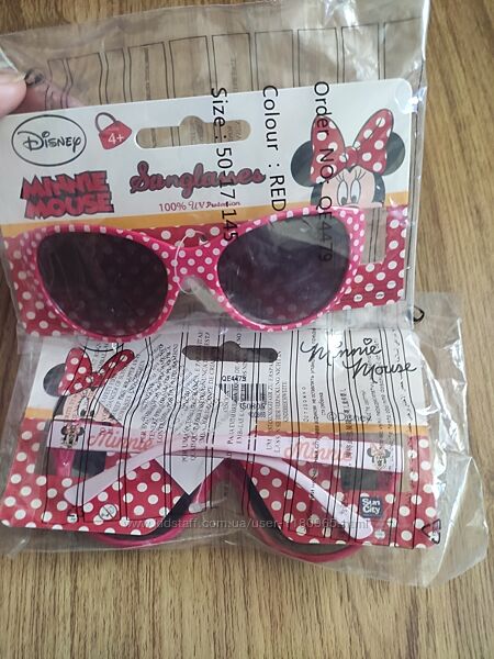 Детские Солнцезащитные очки Минни маус Minne Mouse Disney