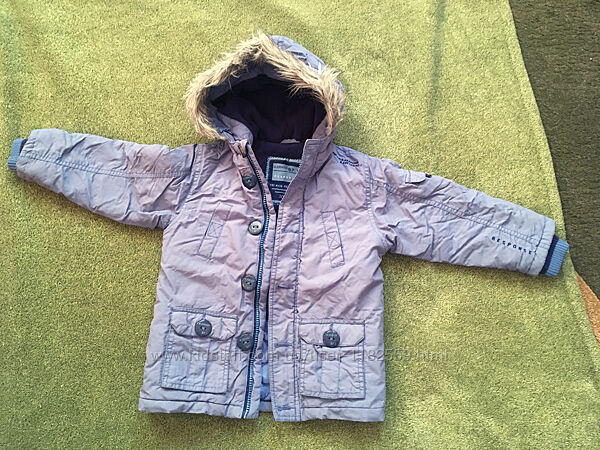 Утепленная куртка осень-зима 104 см