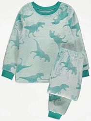 Пижама плюшевая флис для мальчика динозавр George 211001