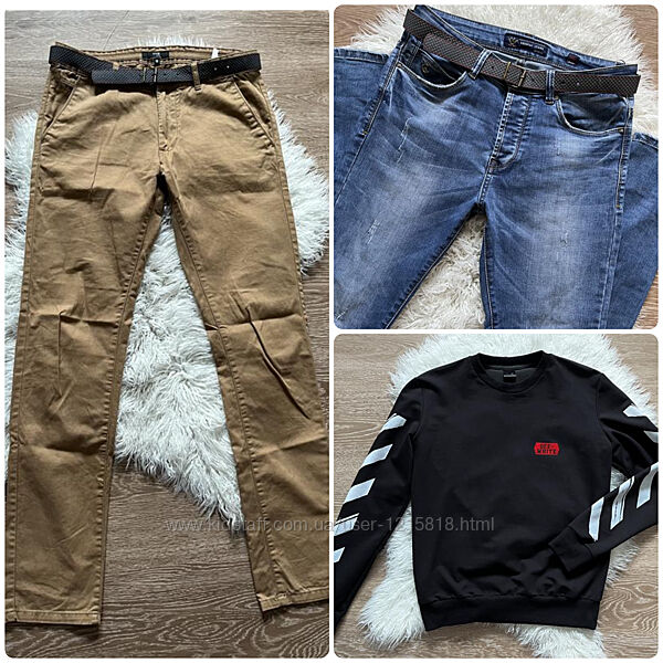 Мужские джинсы брюки реглан свитшот 