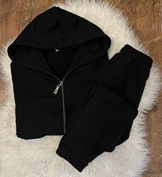 Костюм зип худи штаны стиль Zara
