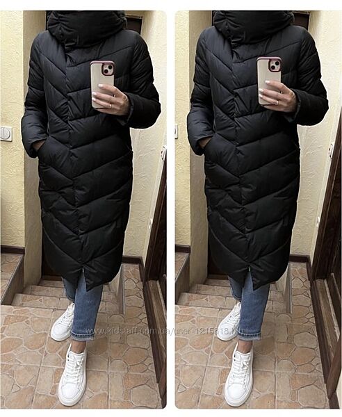 Пуховик теплый куртка пальто A&J 