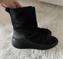 Детские ботинки Ecco чоботи натуральная замша 