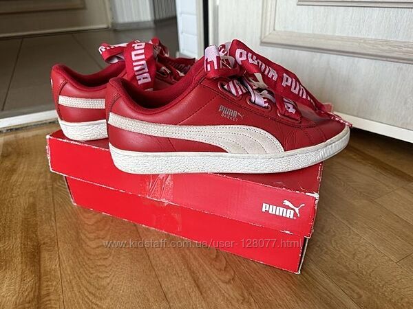 Кросівки puma basket heart розмір 40 25.5 см