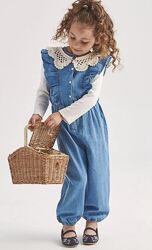 Zara комбінезон джинсовий на дівчинку 10-12 років