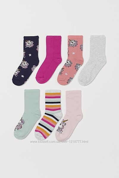 Большой выбор носков Джимбори для девочки , h&m размер 22-24 , 35-39 наш 