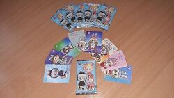 Лабубу Labubu Картки колекційні - 1 пакетик 8 карток з голограмою