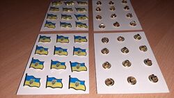 Значок патріотичний металевий Україна. 