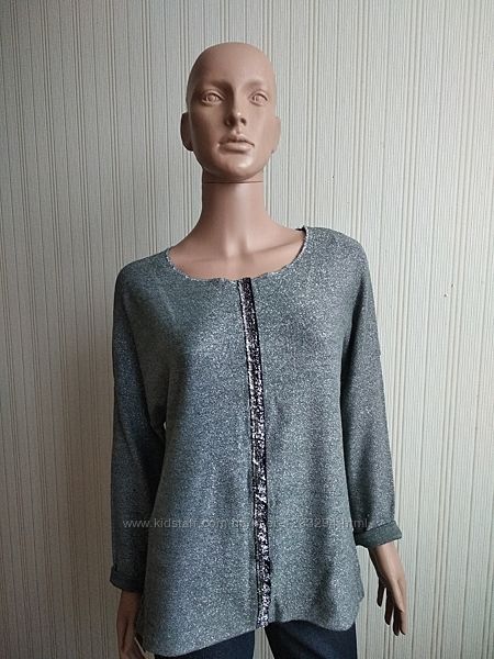 Жіноча тоненька кофтинка з люрексом розмір Л