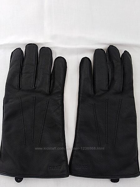 Кожаные перчатки Next , утеплитель Thinsulate.