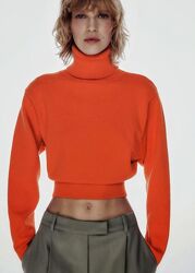Свитер кроп zara 