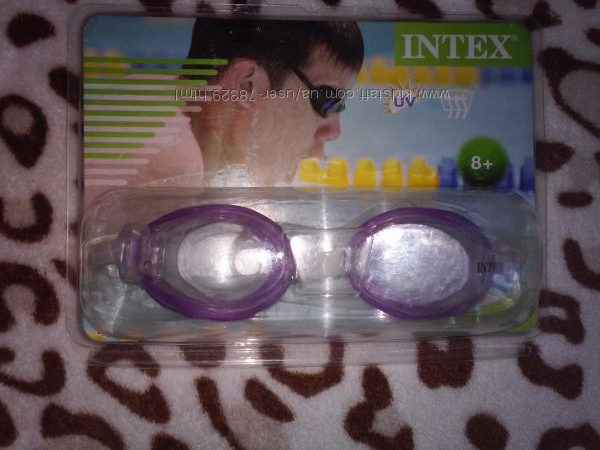 Очки для плавания детские Intex, возраст 8 плюс