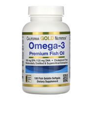 Омега-3 рибячий жир преміальної якості 100 шт - California Gold Nutrition