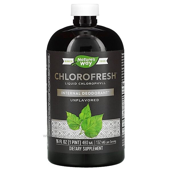 Chlorofresh, рідкий хлорофіл , з нейтральним смаком, 480 мл