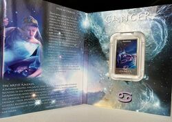 Банкивские монеты Знаки зодиака из серебра Рак, Лев, Дева