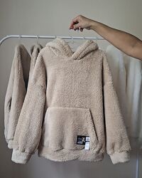 Дитяче підліткове худі для дівчинки, колір бежевий розмір 134,140,146,152