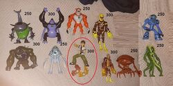 Фигурки Ben 10 Бен 10