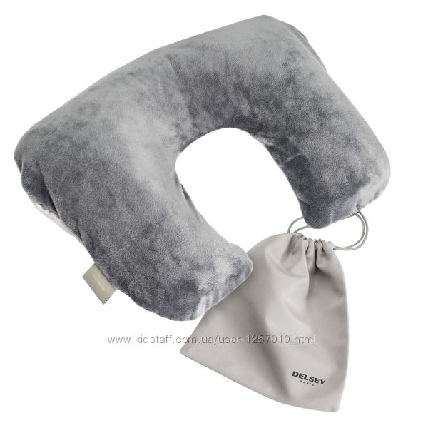 Надувная дорожная подушка под для голову шею спину Delsey 3940260