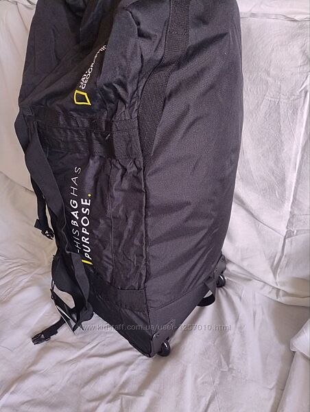 Сумка дорожная складная на колесах 92L L NAT GEO Pathway N1044406