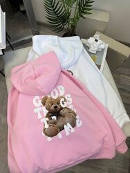 Худі жіночий теплий оерсайз