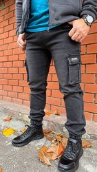 Чоловічі джинси Джогери  на байці