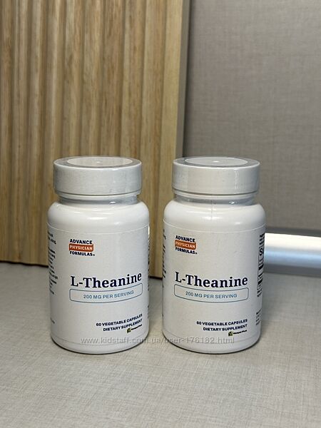 Л-Теанін Advance Physician Formulas, L-теанін, 200 мг, 60 капсул