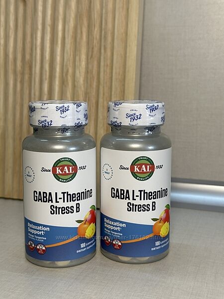GABA Габа теанін KAL, Stress B, ГАМК та L-теанін 100 таблеток