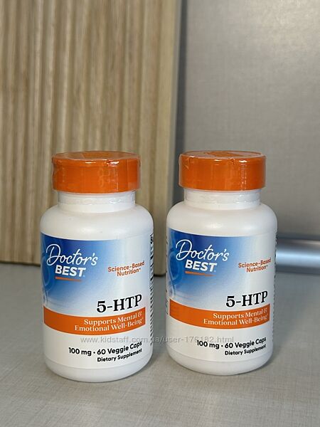 5HTP Doctor&acutes Best 5-HTP 5-гідрокситриптофан 100 мг 60 капсул США