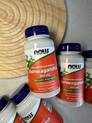 Ашваганда NOW Foods ашваганда 450 мг 90 капсул США оригінал