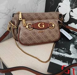 Кроссбоди Guess двойная большой выбор цветов 