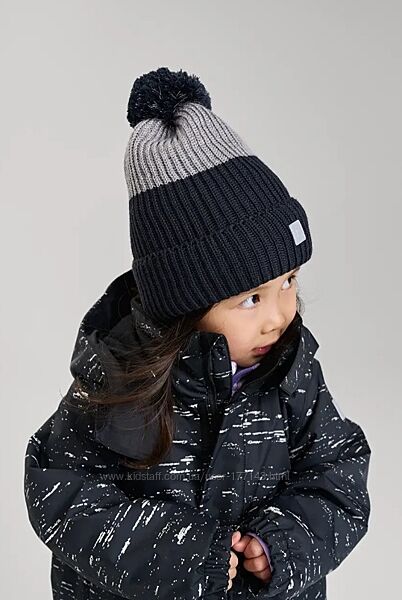 Зимняя светоотражающая шапка для мальчика Reima Pilke. Размеры 48 - 58.