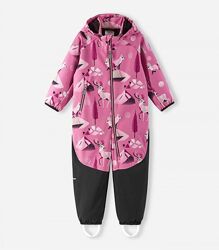 Демисезонный комбинезон для девочки Reima Softshell Mjosa. 74-98 размеры
