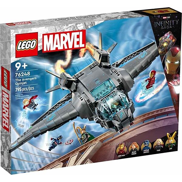 LEGO Super Heroes Marvel 76248 Квінджет Месників 