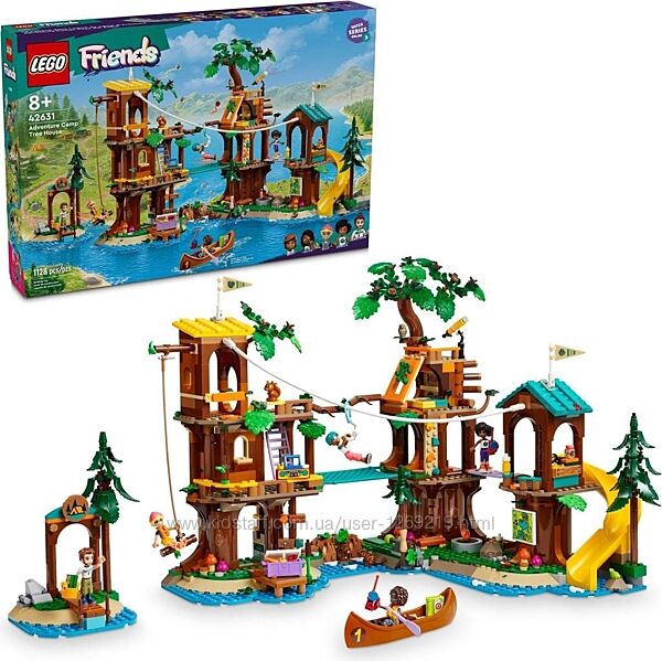 LEGO Friends 42631 Будиночок на дереві у пригодницькому таборі 
