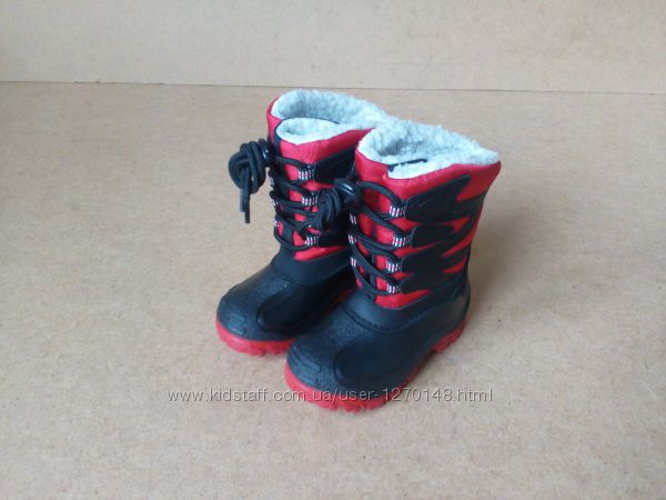 Сапоги сноубутсы для мальчика или девочки теплые легкие