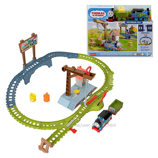 паровозик Томас та Друзі Кольорова пригода залізниця Thomas & Friends HTN34