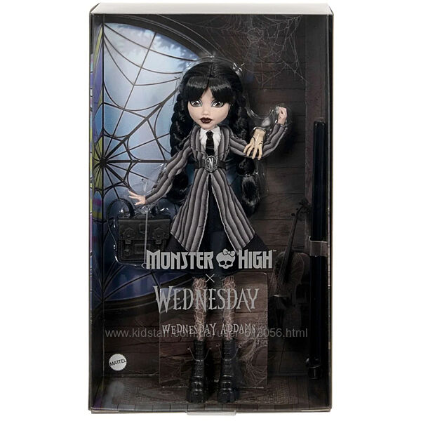 Колекційна лялька Монстер Хай Венсдей у шкільній формі Monster High HXJ04