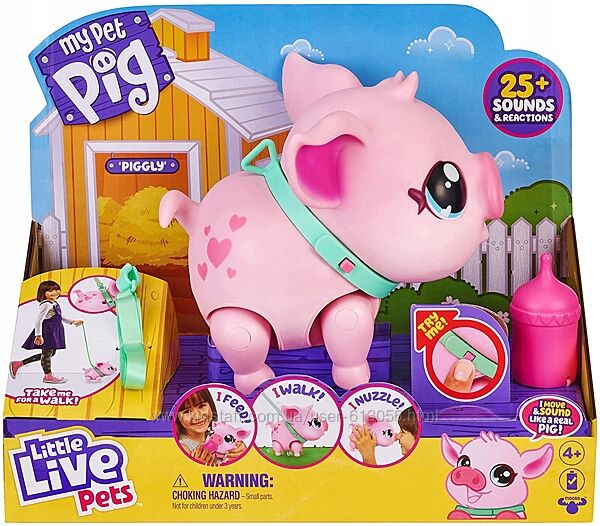 Інтерактивна іграшка Мій улюбленець Маленьке порося Little Live Pets 26366