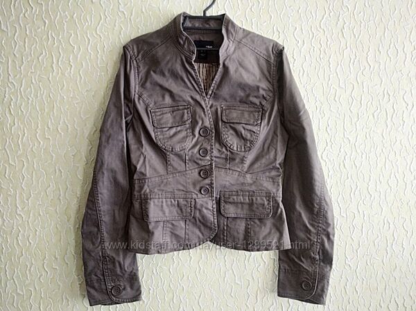  Вітровка, жіночий котоновий піджак жакет, р.34, H&M