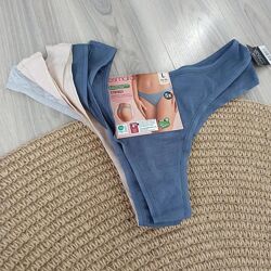 Стринги  трусики  Esmara хлопчатобумажные 5 шт 