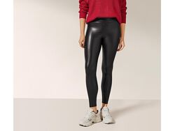 Лосини зі штучної шкіри для жінки Esmara LYCRA чорний