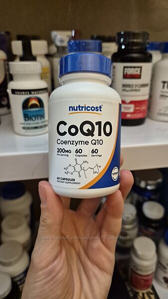 Nutricost, коензим Q10, 200мг, 60капсул