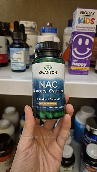 Swanson, NAC, 600 мг, 100 капсул