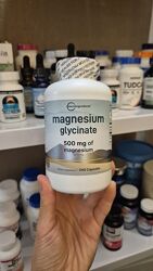 Micro Ingredients, глицинат магния, 240 капсул 166 мг в 1 капсуле