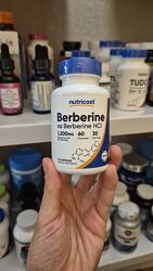 Nutricost, Берберин, 60 капсул 600 мг в каждой капсуле