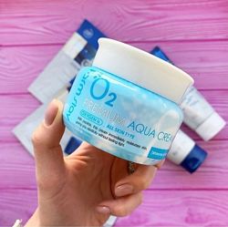 Кислородный крем для лица FarmStay O2 Premium Aqua Cream